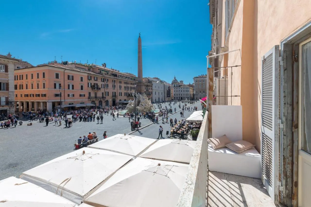 New! Amazing Piazza Navona View Apartment Rome Italy