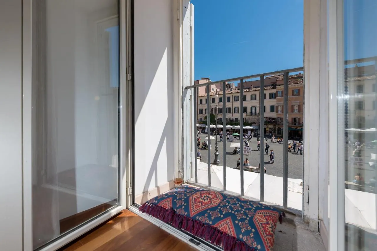 New! Amazing Piazza Navona View Apartment Rome Italy