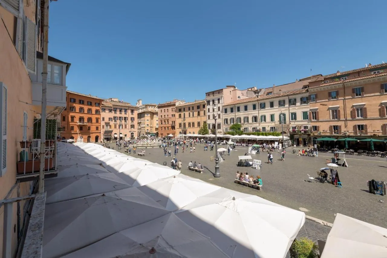 New! Amazing Piazza Navona View Apartment Rome Italy