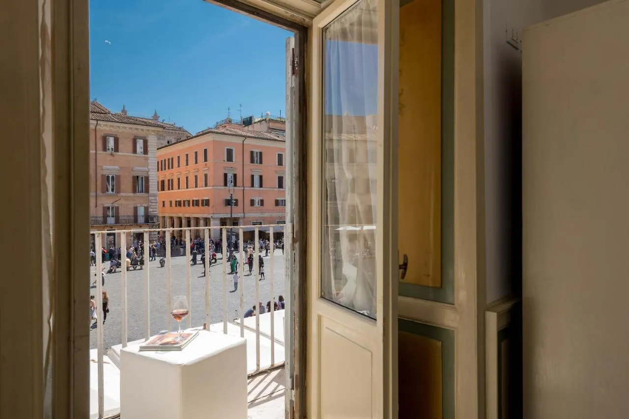 New! Amazing Piazza Navona View Apartment Rome 0*,